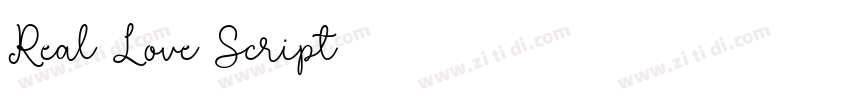 Real Love Script字体转换